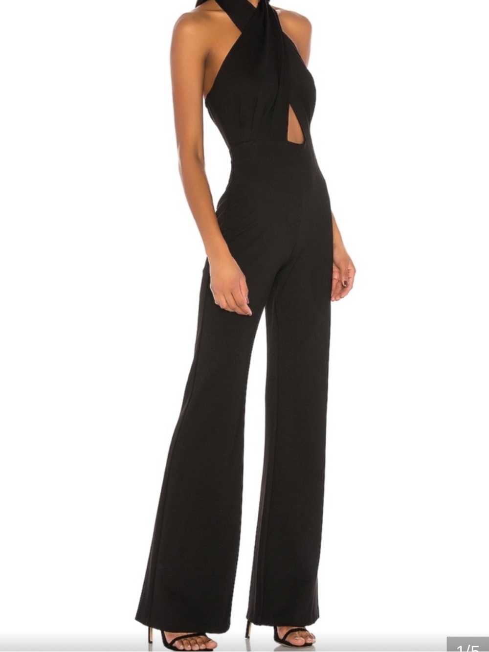 NWT Amanda Uprichard Elegant Black Jumpsuit